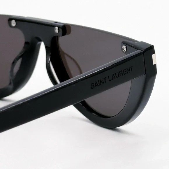 NEW SAINT LAURENT SL563 001 CAT EYE BLACK WOMEN SL 563 SUNGLASSES SAINT LAURENT - Picture 9 of 12